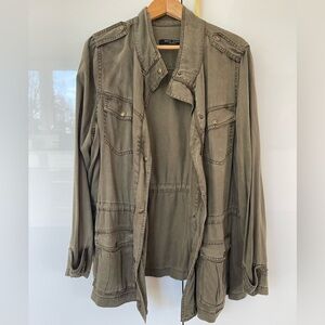 Max Jeans Khaki Utility Jacket